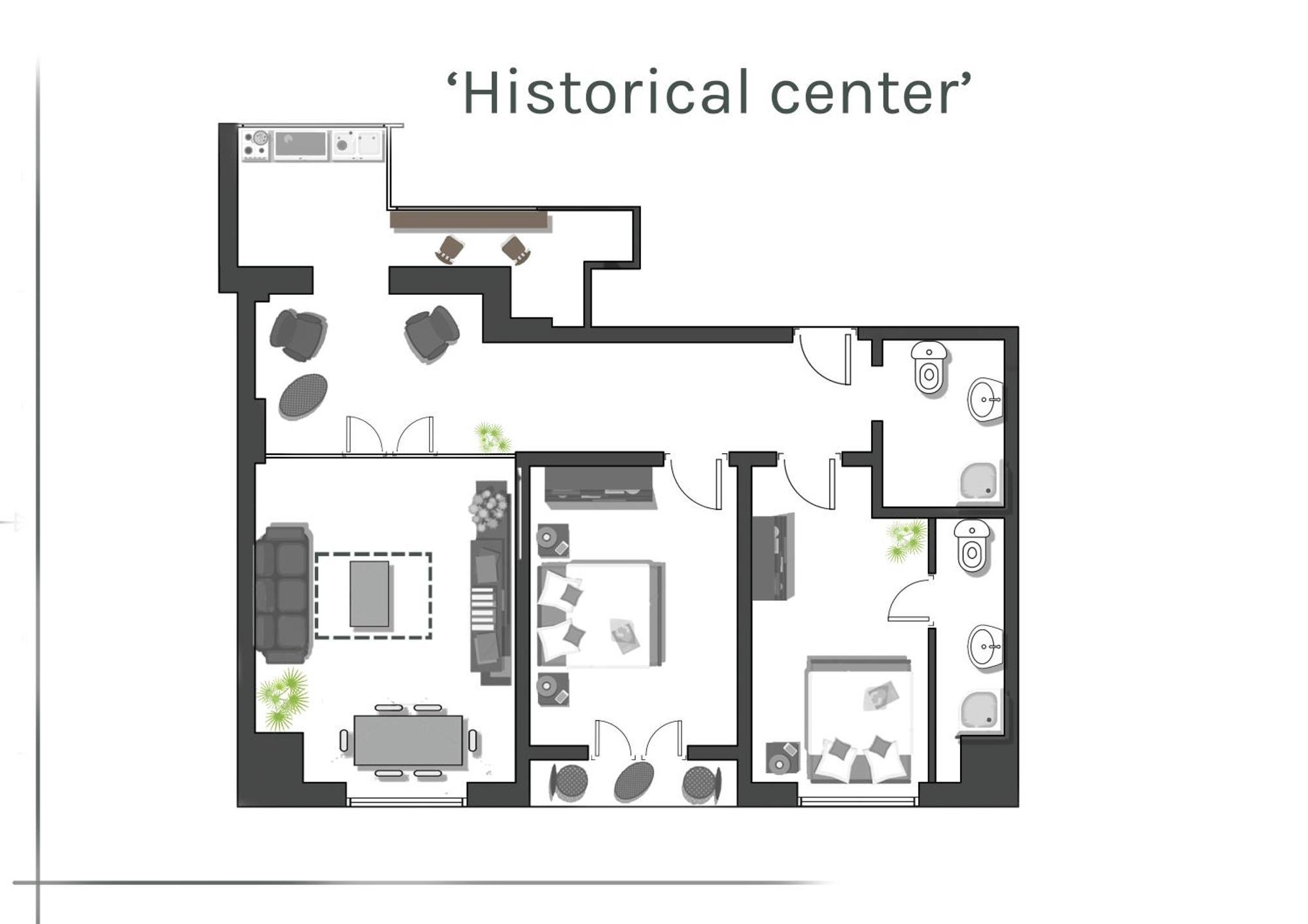 Historical Center 1 By Citylife Suites Bucareste Exterior foto